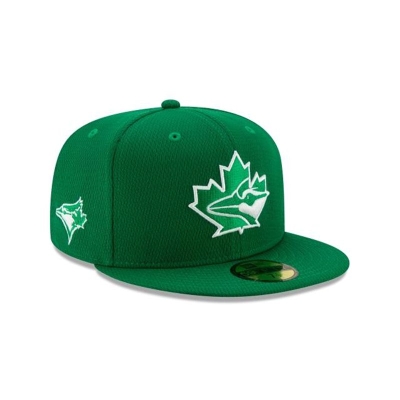 Toronto Blue Jays Gorra | New Era MLB St Patricks Day 59fifty Fitted Cap Mexico - Verdes